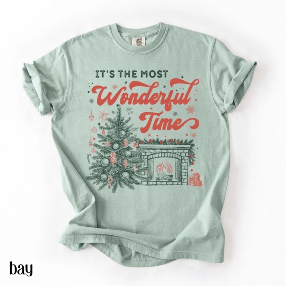 Most Wonderful Time Christmas Tee